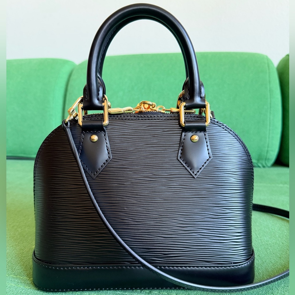 LOUIS VUITTON LV X TM Monogram Superflat Alma BB in Black - Picture 2 of 11